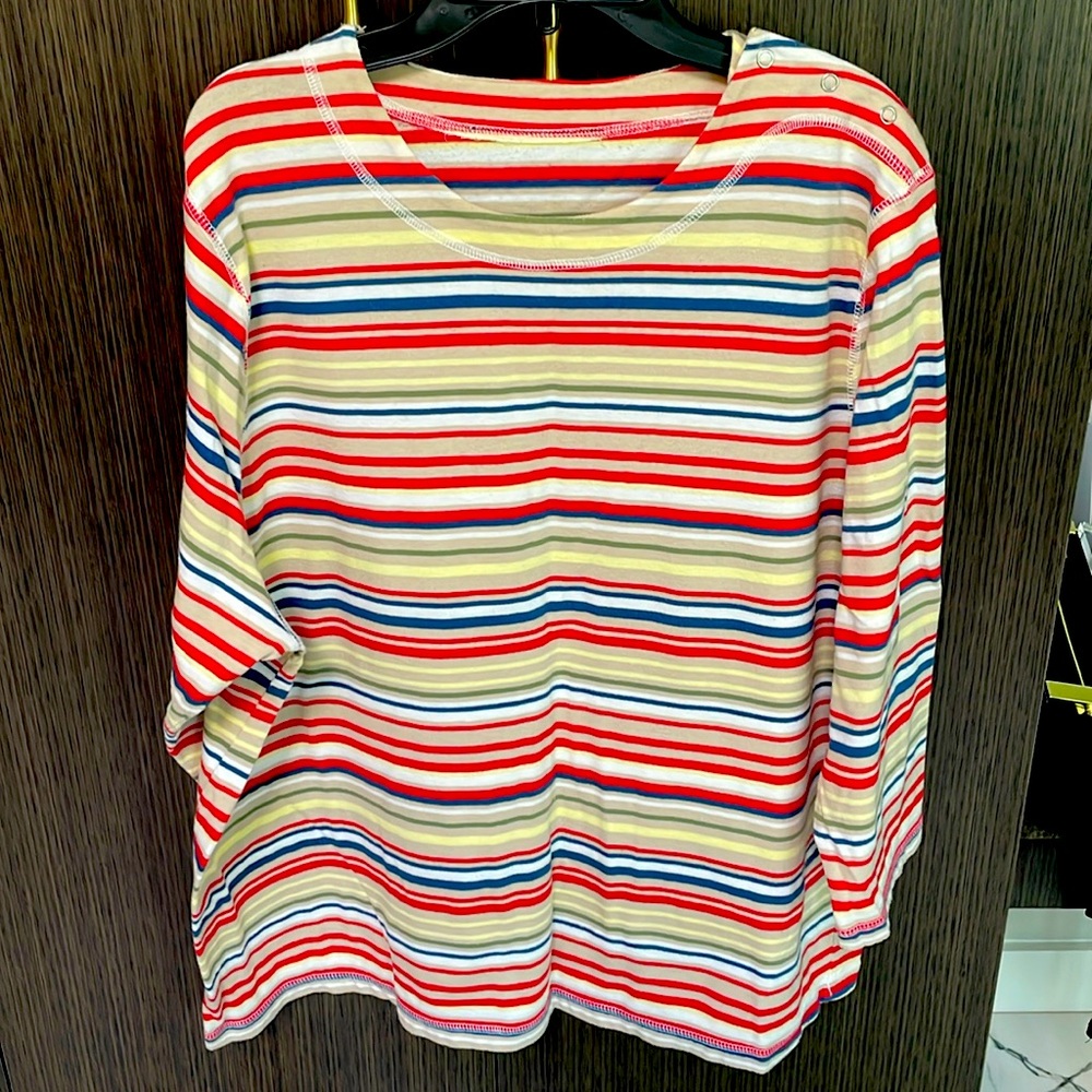 Colorful Striped Top